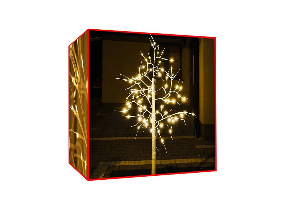 Dekoratívny LED brezový stromček 180 cm