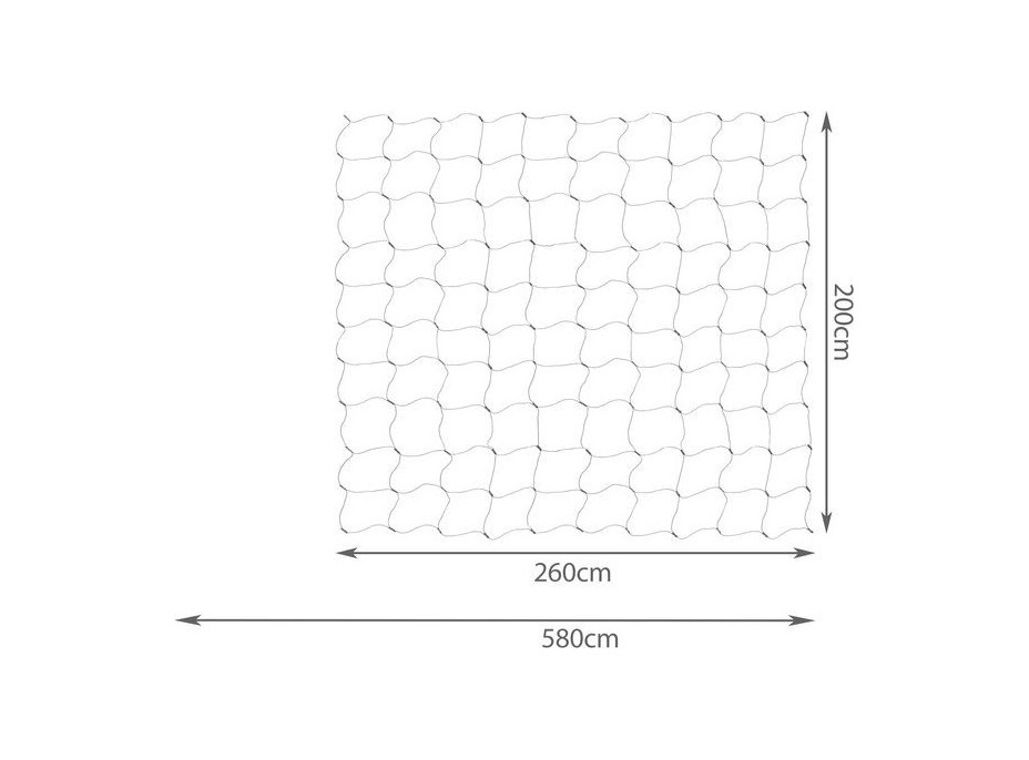 Svetelná sieť 160 LED - teplá biela 31V