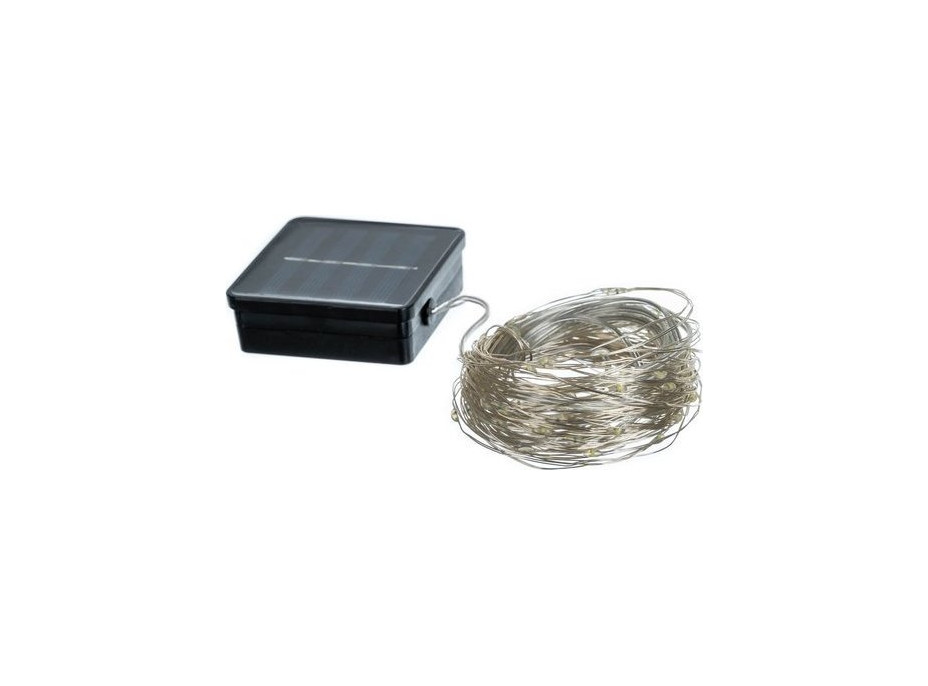 Solárne vianočné osvetlenie - 100 LED - viacfarebné