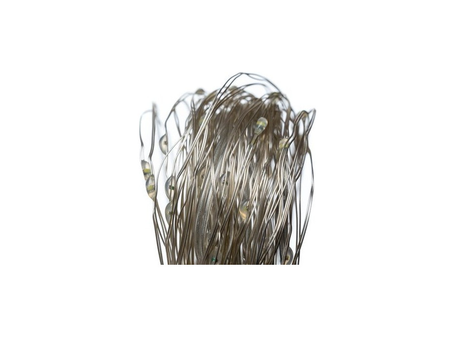 Solárne vianočné osvetlenie - 100 LED - viacfarebné