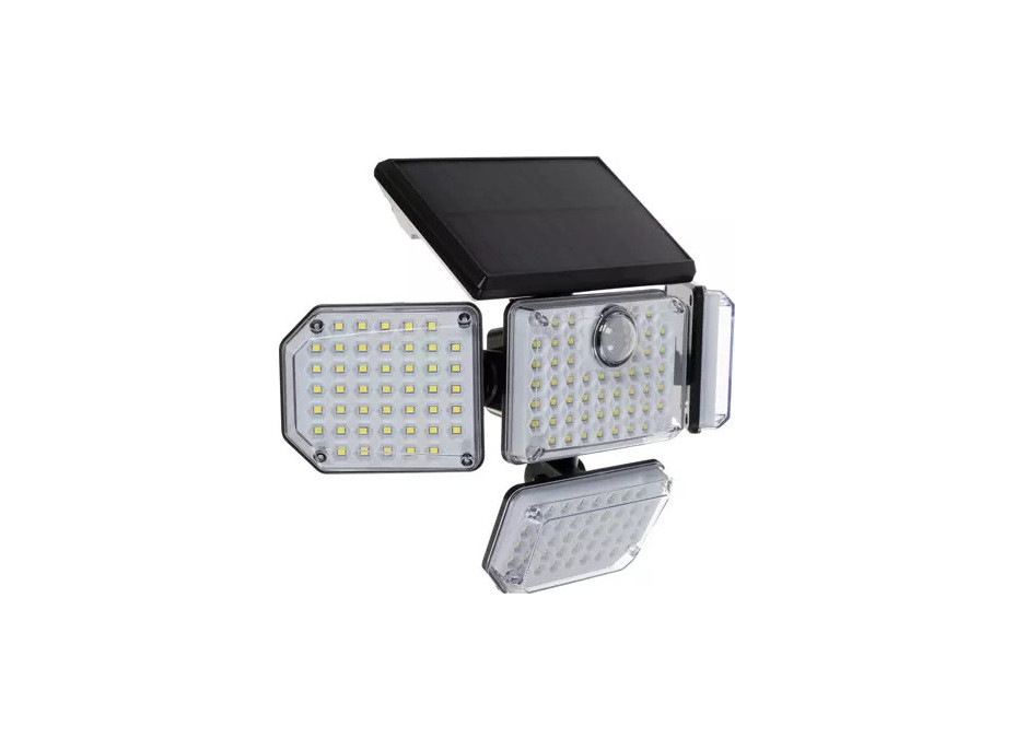 Solárne 171 LED osvetlenie s PIR čidlo pohybu / súmraku