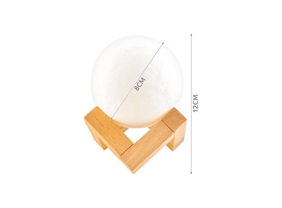 Nočná lampa Mesiac - 8cm