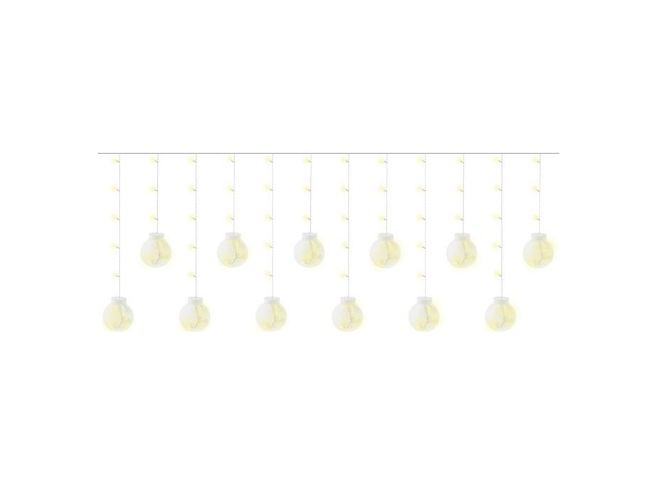 Svetelný záves Banky - 108 LED - teplá biela 31V