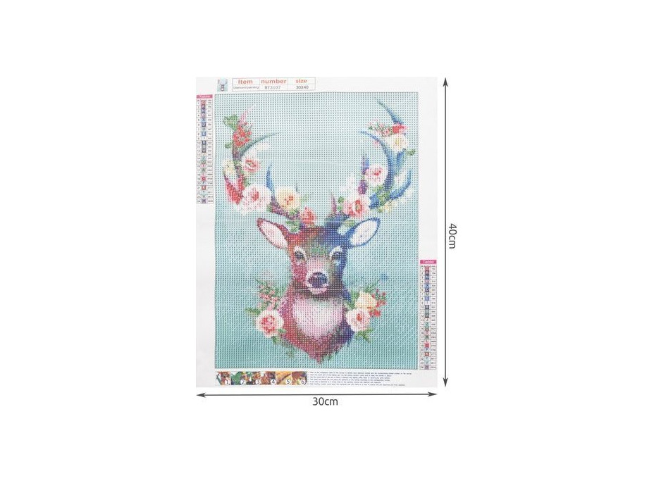 Mozaiková diamantová výšivka H16213 - Jeleň