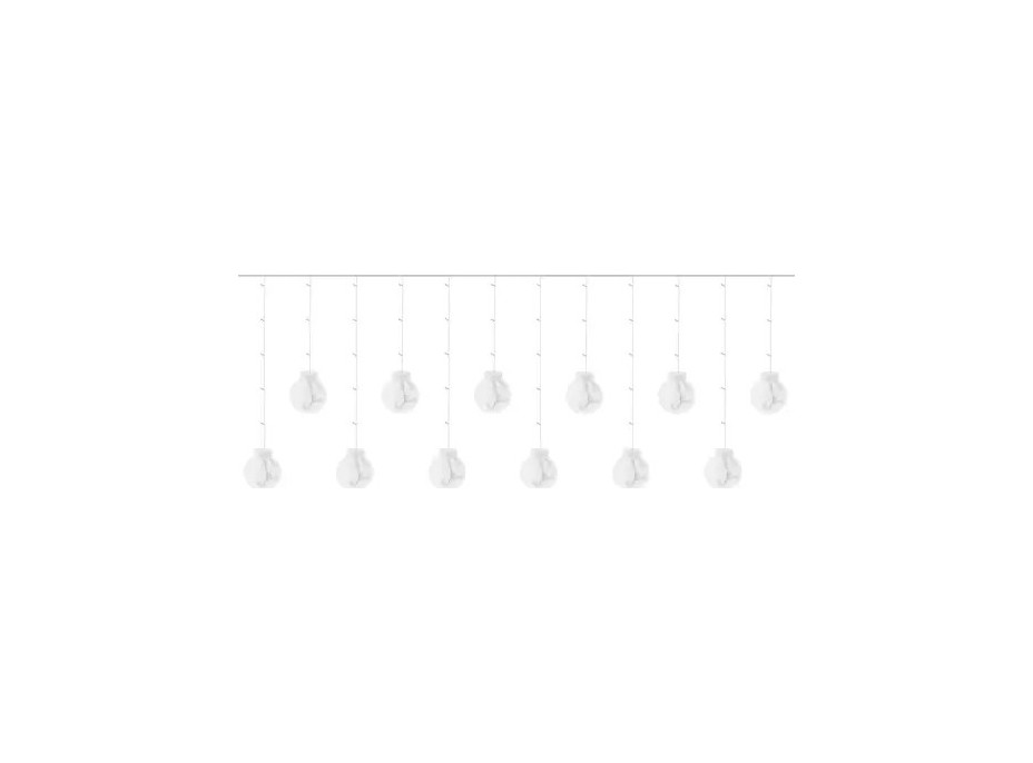 Svetelný záves s diaľkovým ovládačom Banky 108 LED USB - viacfarebný