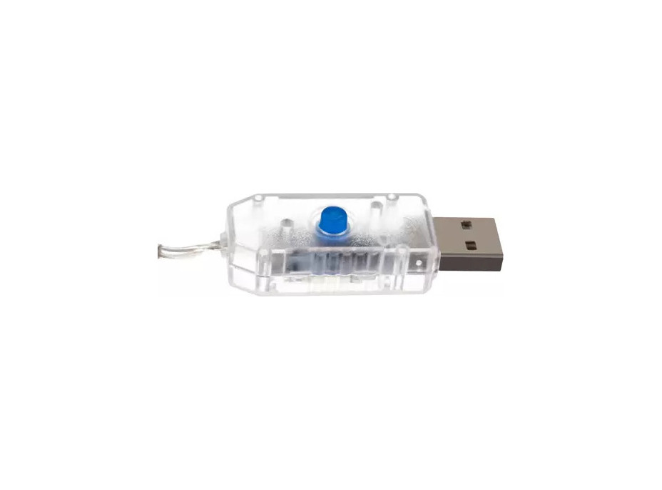 Svetelný záves s diaľkovým ovládačom Banky 108 LED USB - viacfarebný
