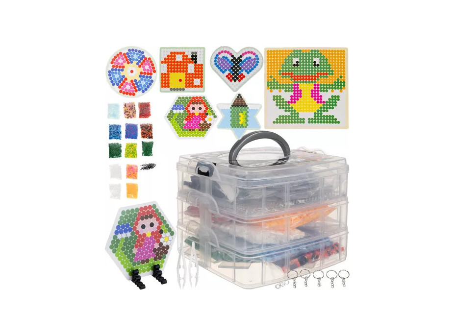 Zažehľovacie korálky - sada 6500 ks + šablóny