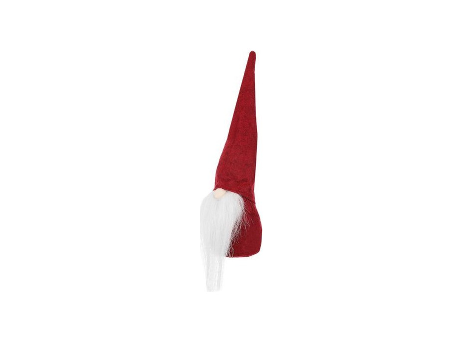 Vianočný stojaci škriatok 30 cm - červený