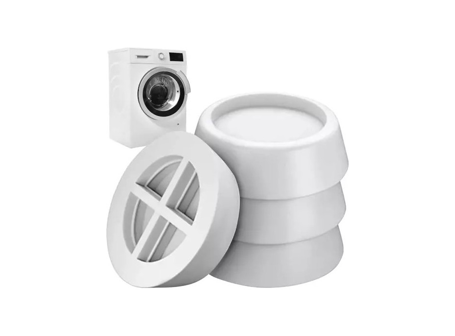 Antivibračné/protišmykové podložky pod práčku - 4 ks