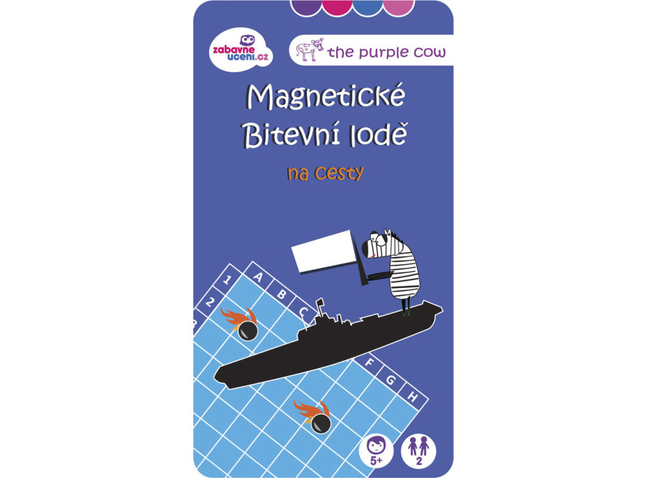 Magnetická hra Bojové lode - na cesty