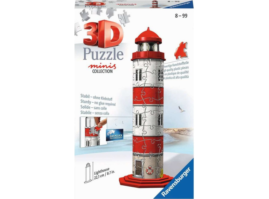 RAVENSBURGER 3D puzzle Mini Maják 54 dielikov