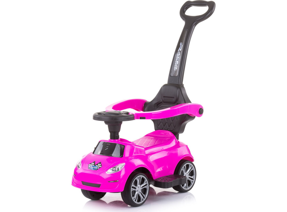 CHIPOLINO Odrážadlo s vodiacou tyčou Turbo Pink