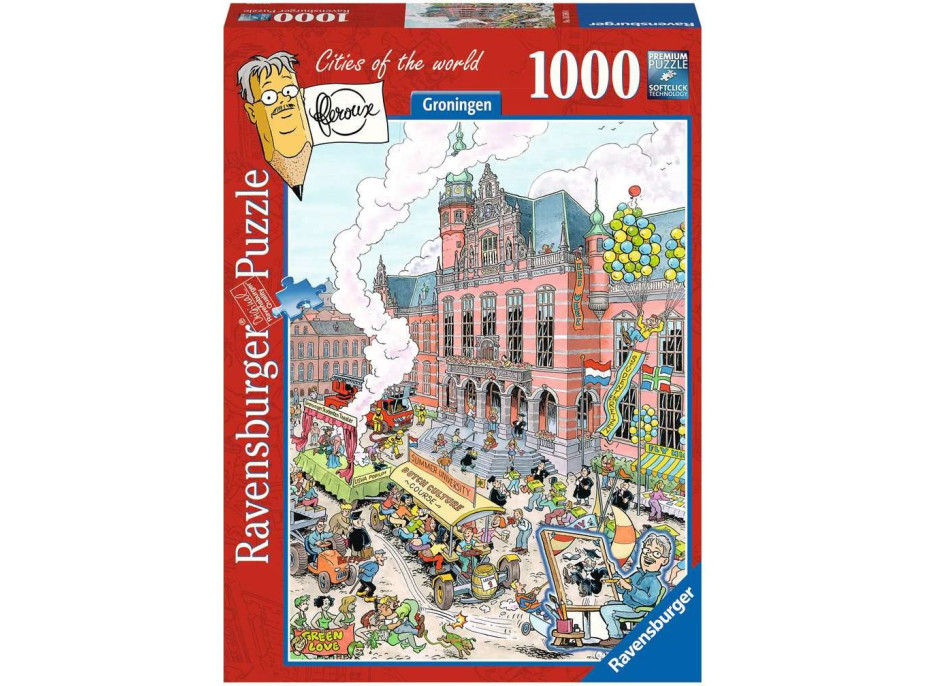 RAVENSBURGER Puzzle Mestá sveta: Groningen 1000 dielikov