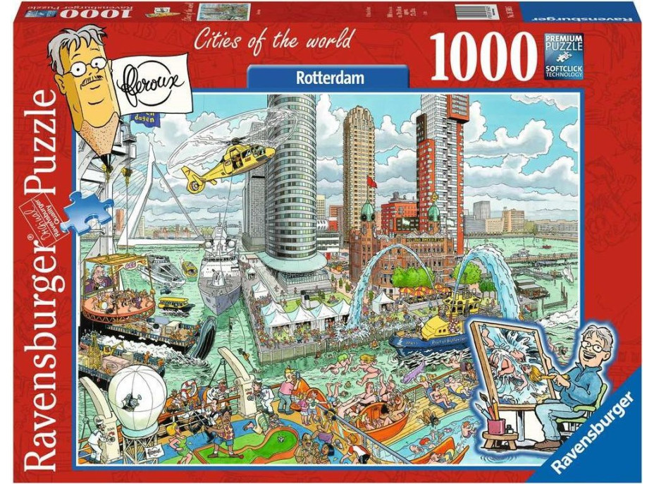 RAVENSBURGER Puzzle Mestá sveta: Rotterdam 1000 dielikov