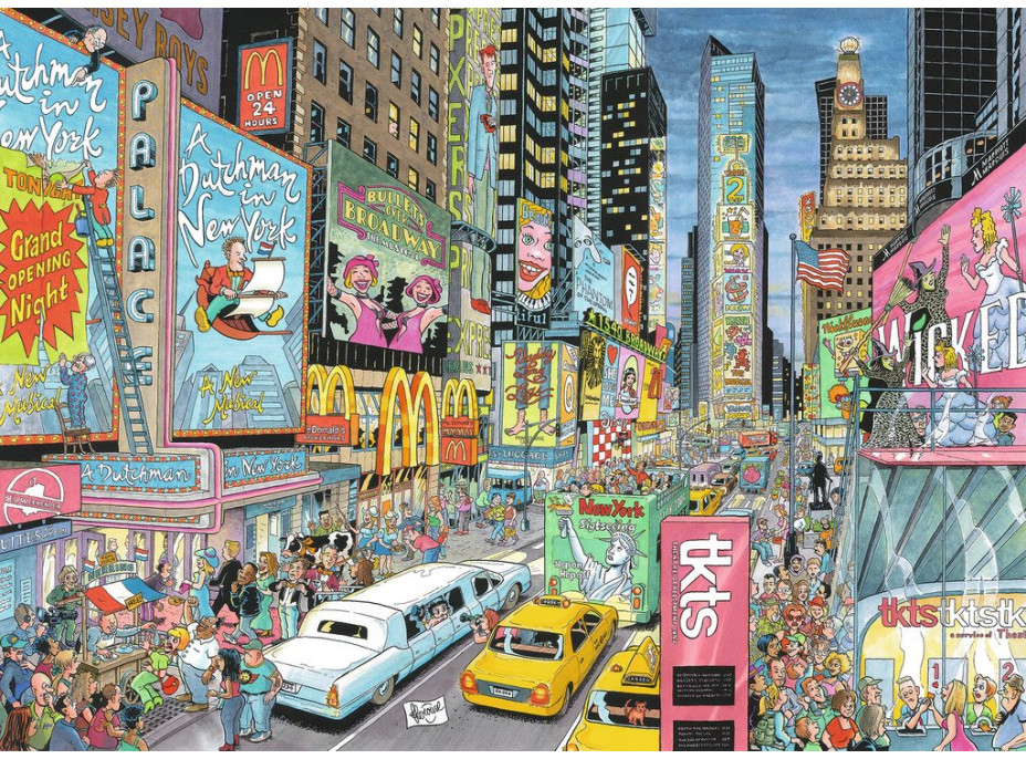 RAVENSBURGER Puzzle Mestá sveta: New York 1000 dielikov