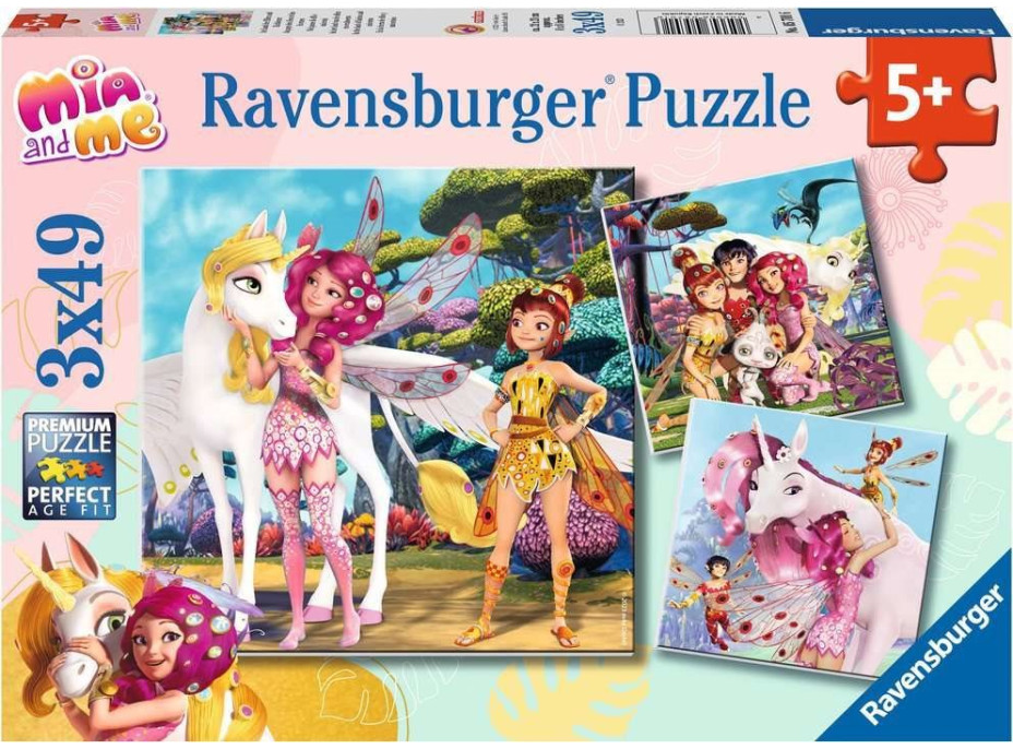 RAVENSBURGER Puzzle Mia a ja 3x49 dielikov