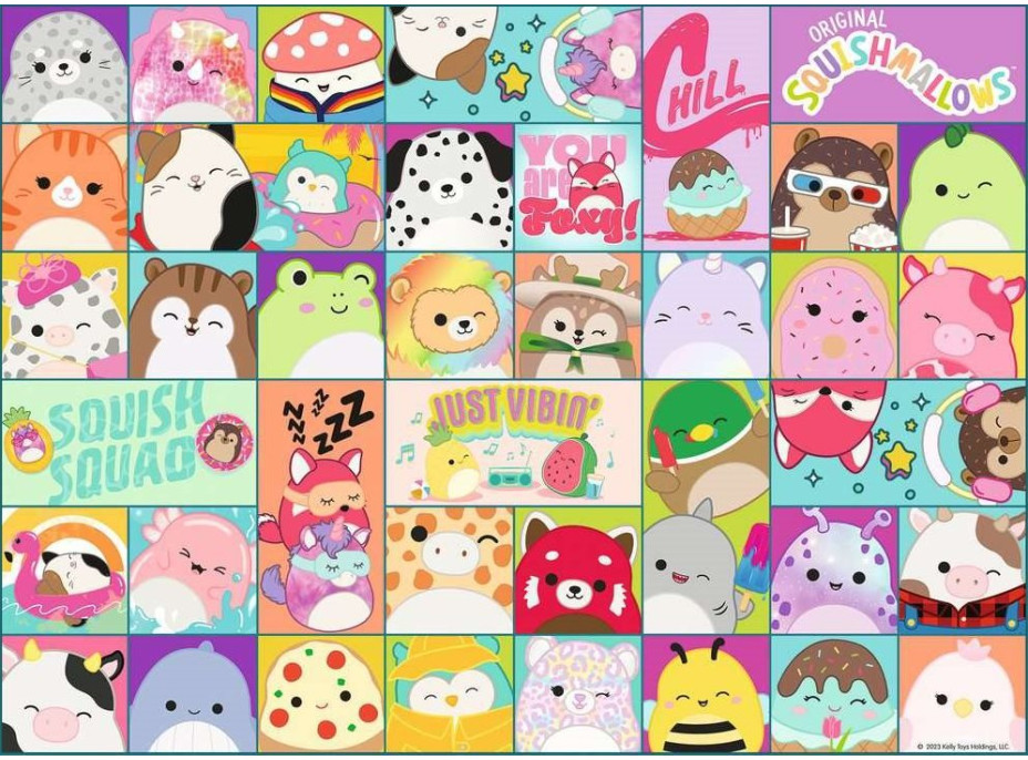 RAVENSBURGER Puzzle Squishmallows XXL 100 dielikov