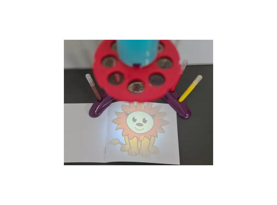 Projektor na kreslenie - tyrkysový