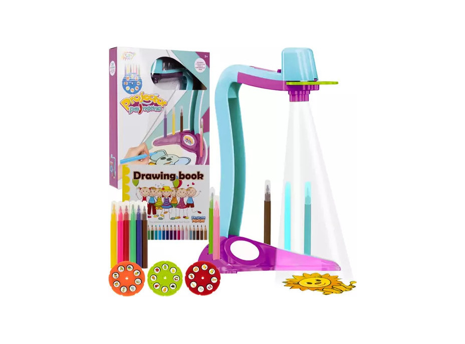 Projektor na kreslenie - tyrkysový