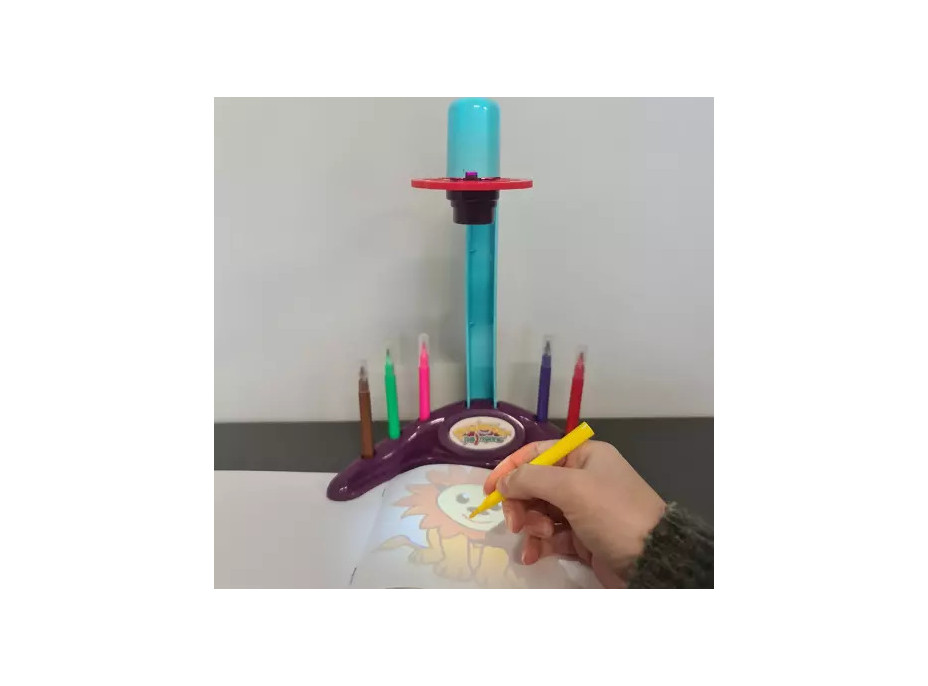 Projektor na kreslenie - tyrkysový