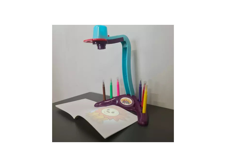 Projektor na kreslenie - tyrkysový