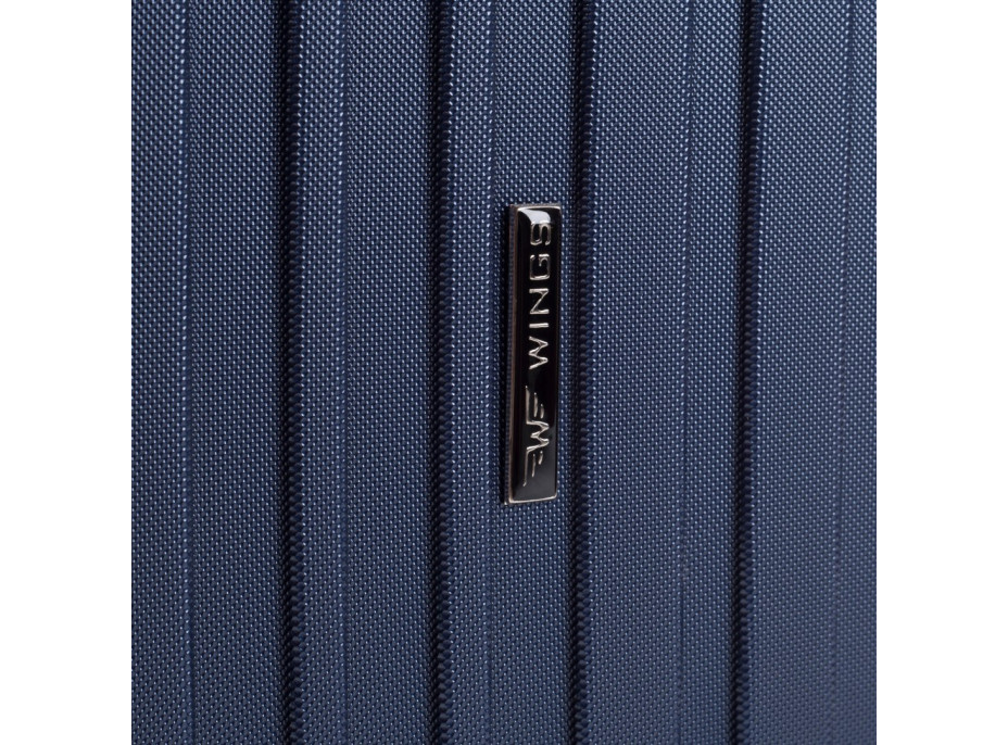 Moderné cestovné kufre FLAMENGO - set S+M+L - svetlo modré