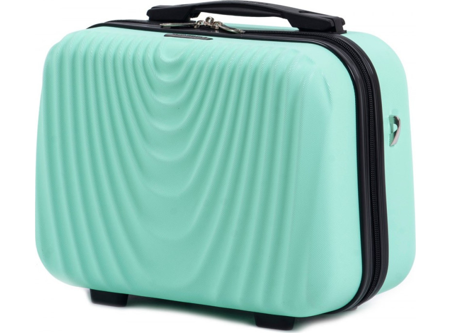 Kozmetický kufrík CADERE - svetlo zelený