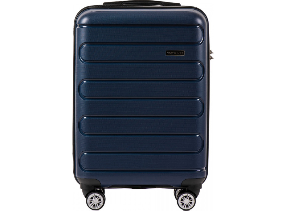 Moderný cestovný kufor BULK - vel. S - tmavomodrý - TSA zámok