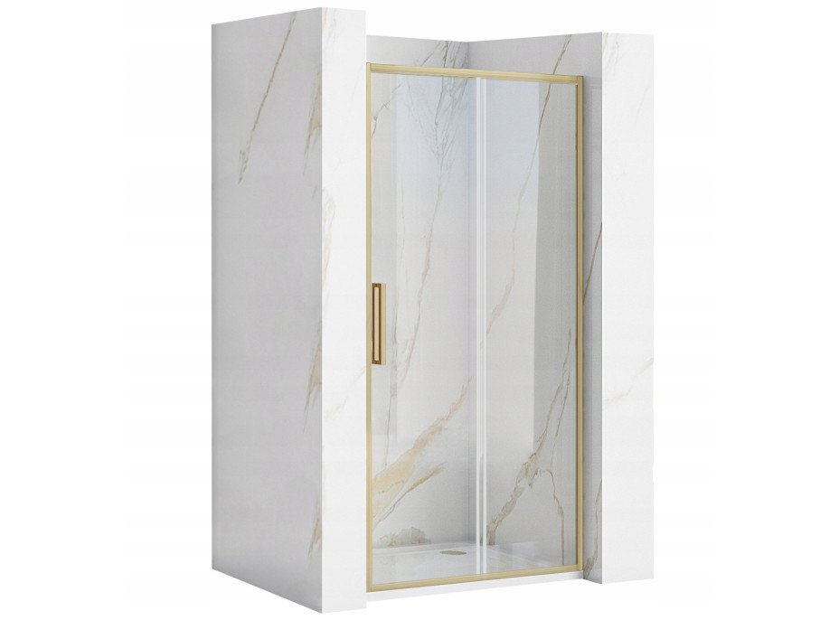 Sprchové dvere MAXMAX Rea RAPID slide 150 cm - zlaté