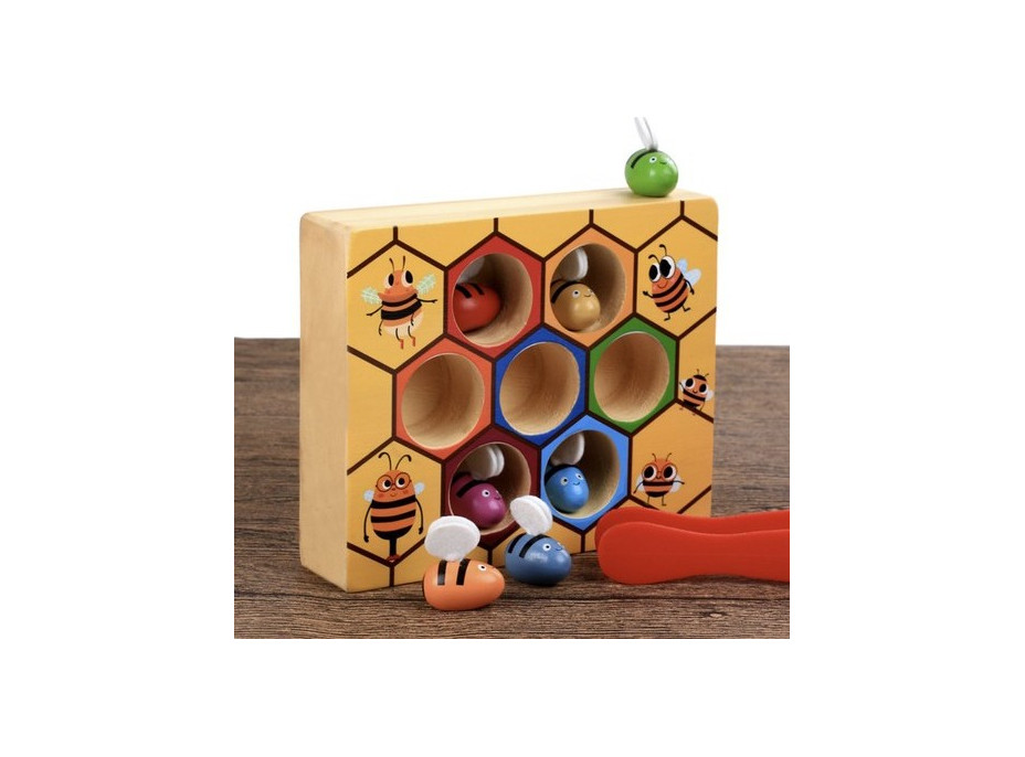 Vzdelávacia hra včelí plástov Montessori