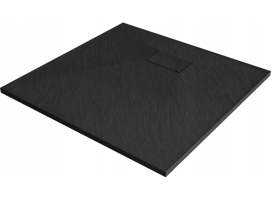 Sprchová SMC vanička MEXEN HUGO 80x80 cm - čierna, 42708080