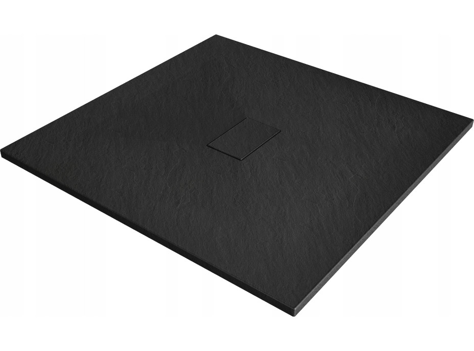 Sprchová SMC vanička MEXEN HUGO 100x100 cm - čierna, 42701010