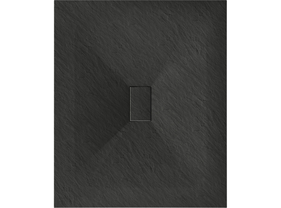 Sprchová SMC vanička MEXEN HUGO 100x110 cm - čierna, 42701011