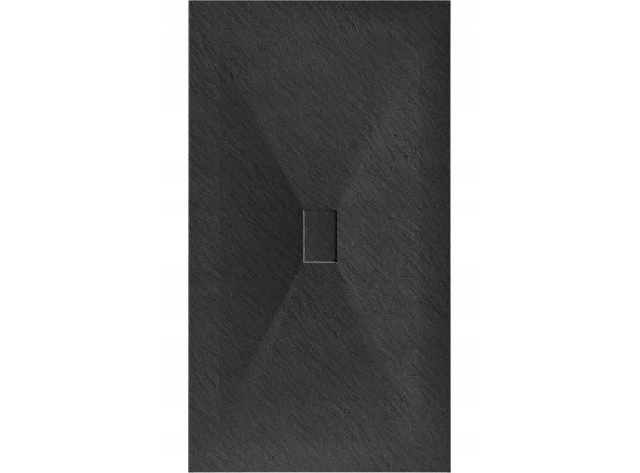 Sprchová SMC vanička MEXEN HUGO 100x150 cm - čierna, 42701015