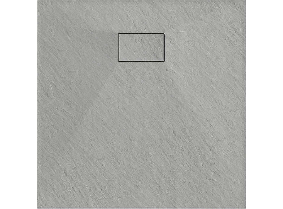 Sprchová SMC vanička MEXEN HUGO 80x80 cm - sivá, 42618080