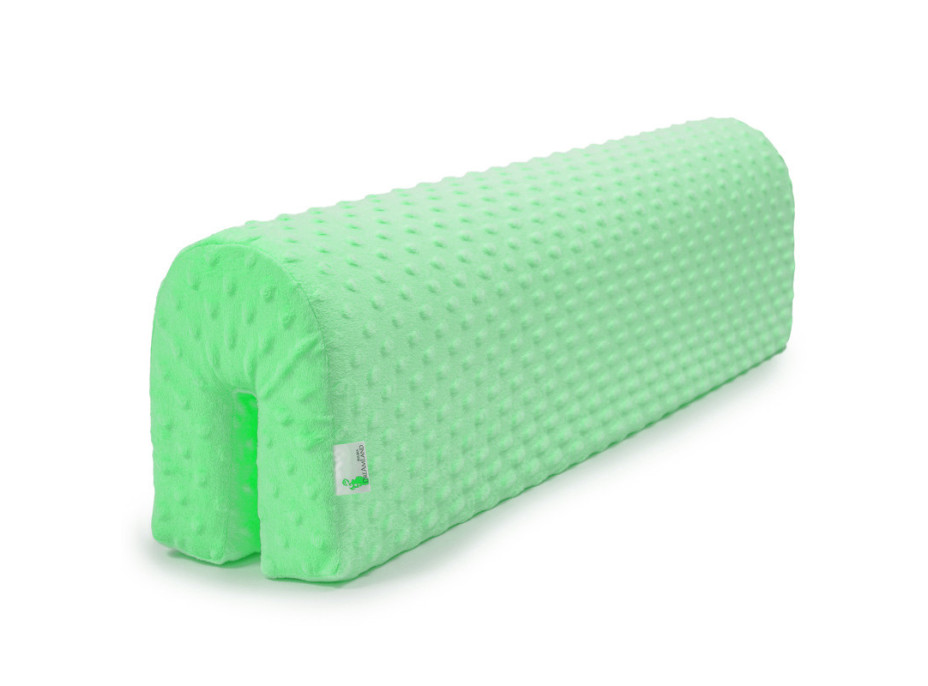 Chránič na detskú posteľ MINKY 90 cm - svetlo zelený
