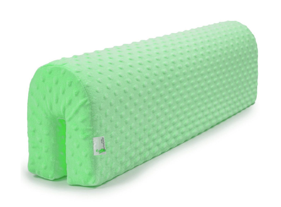 Chránič na detskú posteľ MINKY 100 cm - svetlo zelený