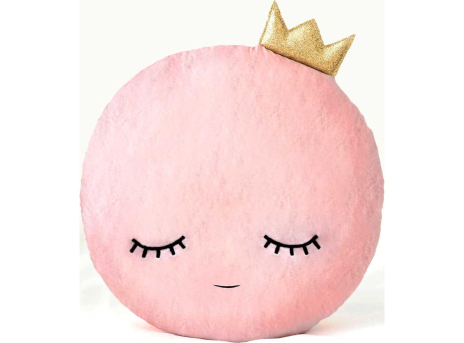 Plyšový vankúš PETIT ROYAL - ružový