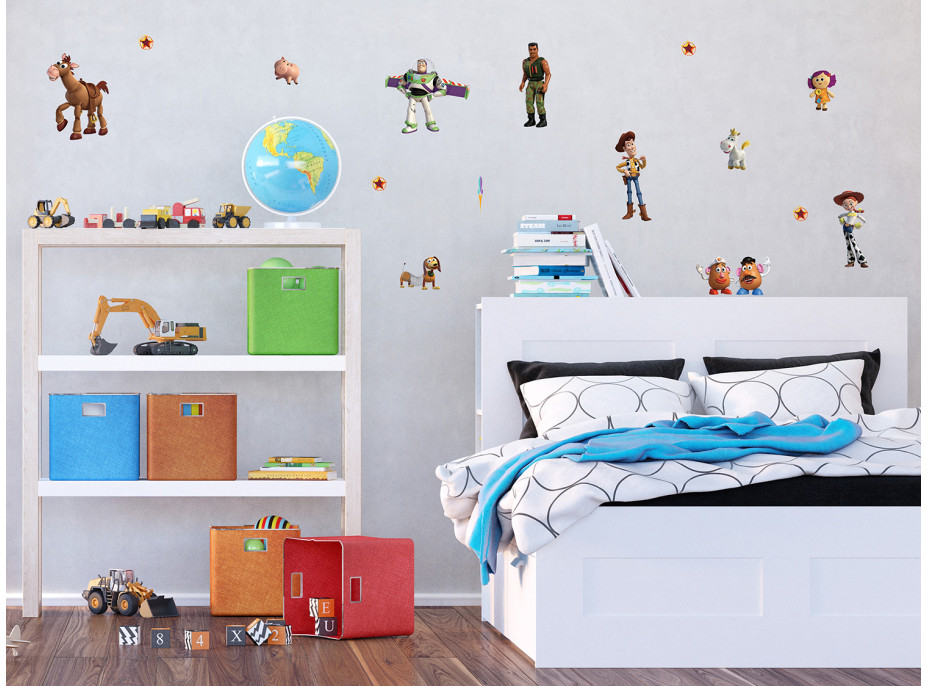 Detská samolepka na stenu - DISNEY - Príbeh hračiek - Woody - 30x30 cm