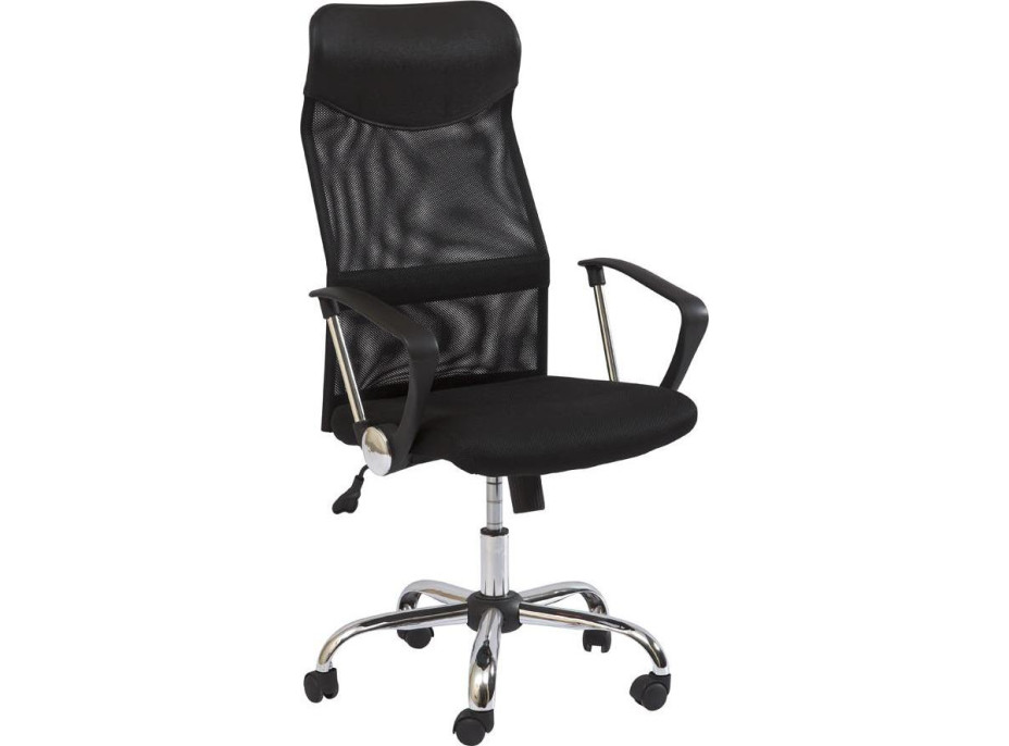 Kancelárska stolička BREEZE - látka - čierna