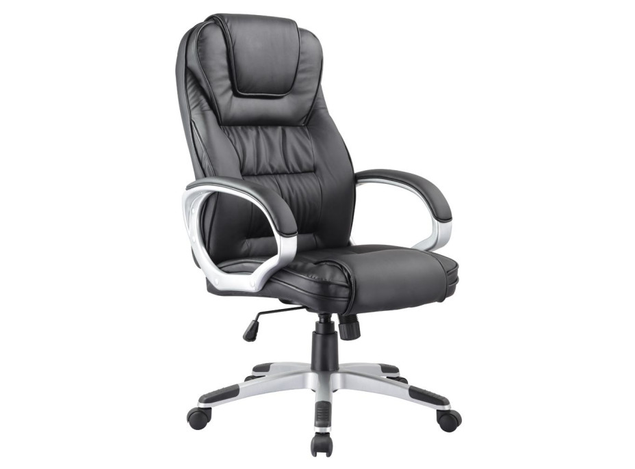 Kancelárska stolička OBAN - eko koža - čierne