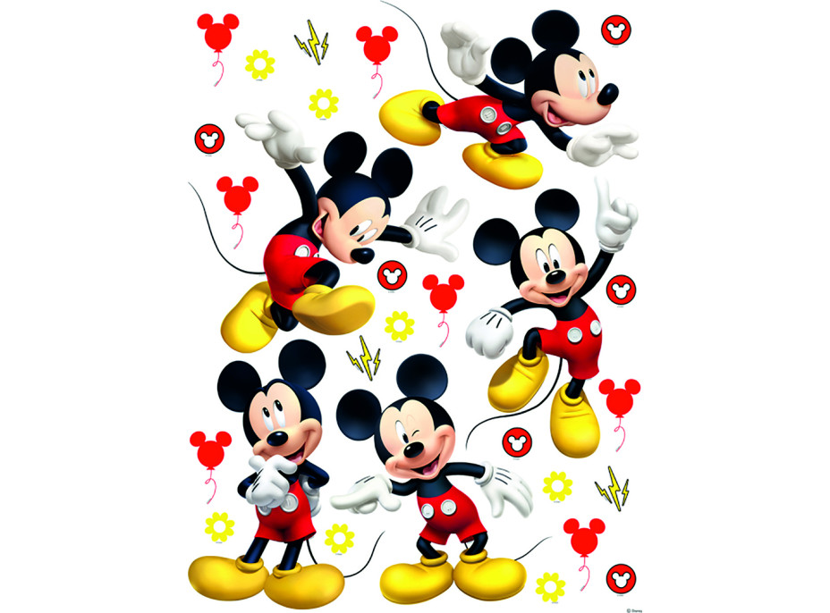 Detská samolepka na stenu - DISNEY - Mickey pózuje - 65x85 cm