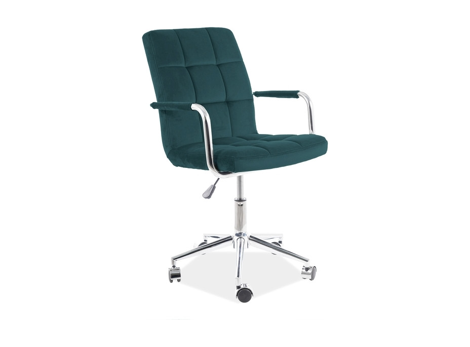 Kancelárska stolička SIPLE - velvet - smaragdovo zelená