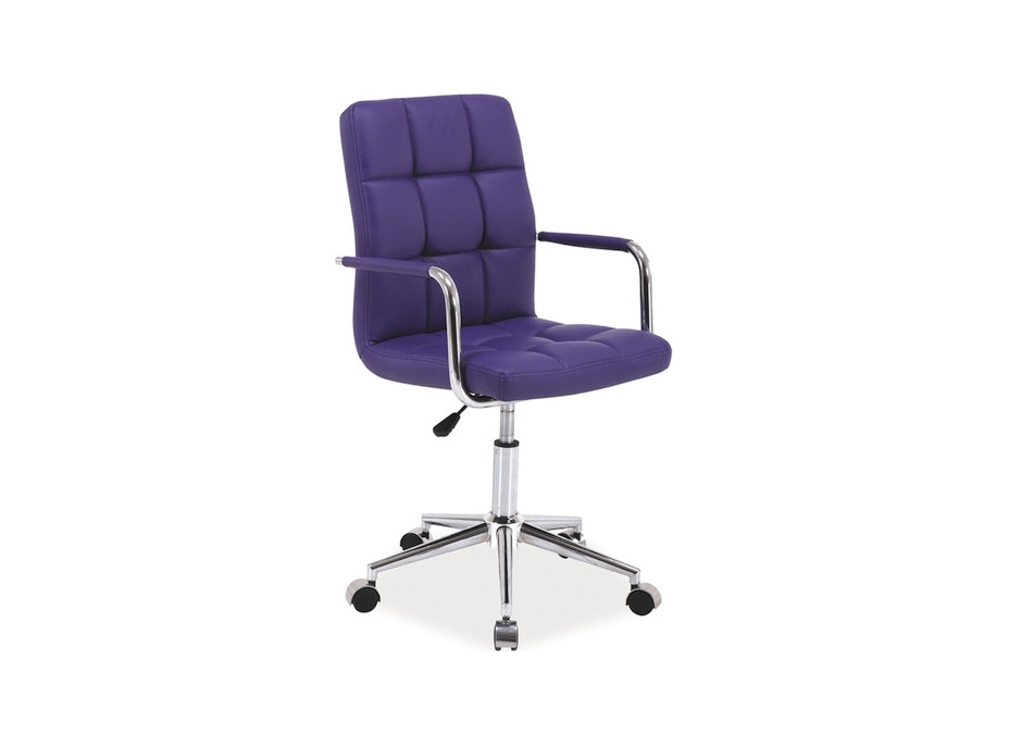 Kancelárska stolička SIPLE - eko koža - fialová
