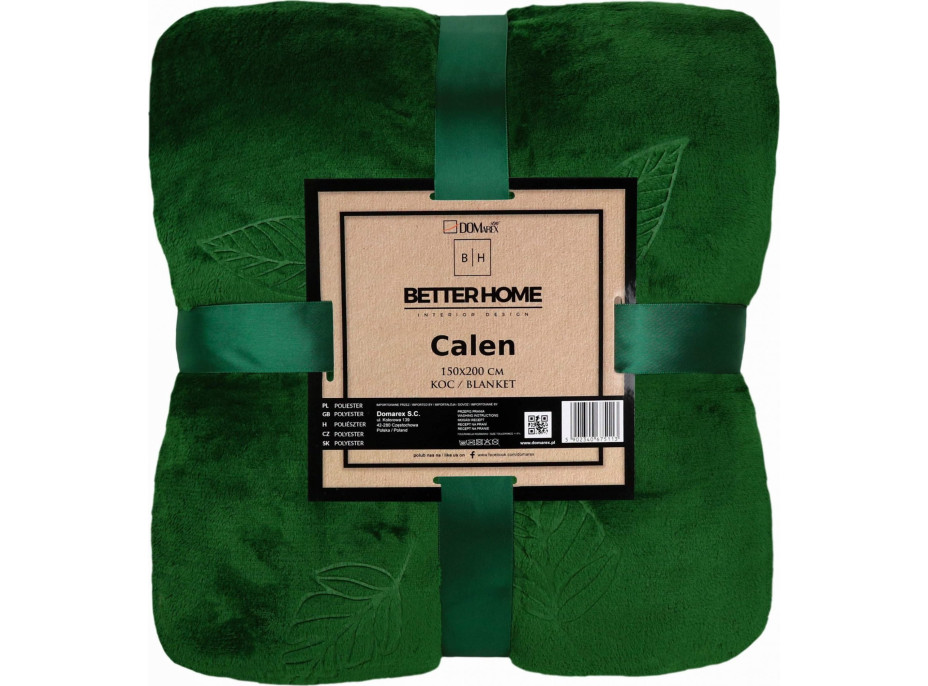 Deka prehoz CALEN 150x200 cm - zelená