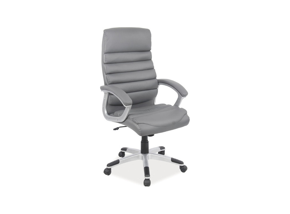Kancelárska stolička ROLLO - eko koža - šedé