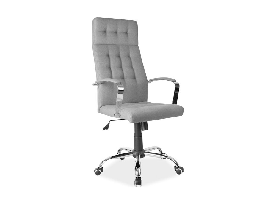 Kancelárska stolička HEADER - eko koža - šedé
