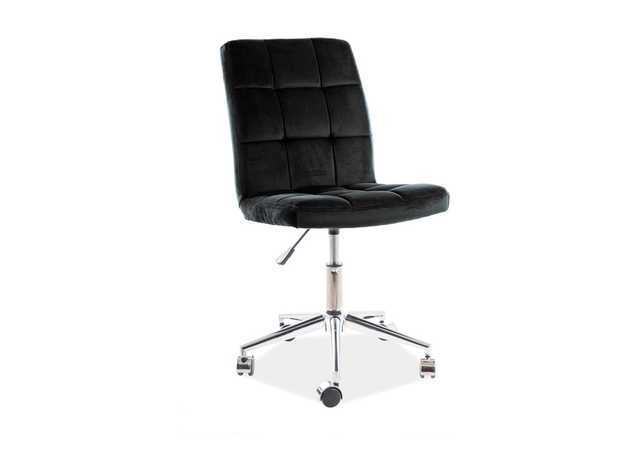 Kancelárska stolička BULL - velvet - čierna