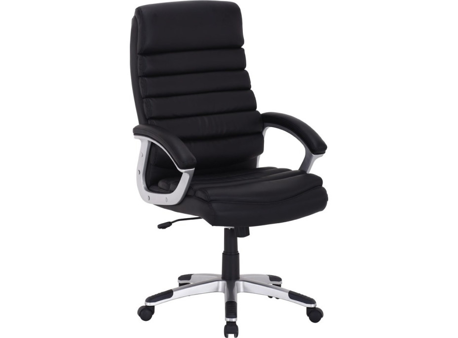 Kancelárska stolička ROLLO - eko koža - čierna