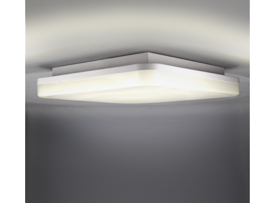 LED vonkajšie osvetlenie, prisadené, štvorcové, IP54, 24W, 1920lm, 4000K, 28cm